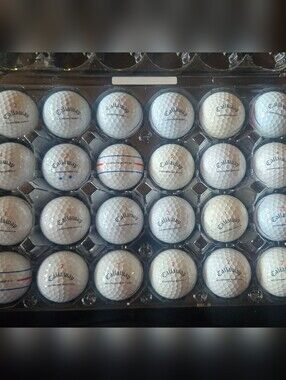 24 Callaway Triple Track White Golf Balls. 19 Chrome Soft; 5 Chrome Soft X.